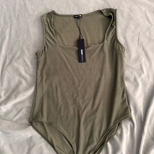 Fashion Nova Olive Bodysuit